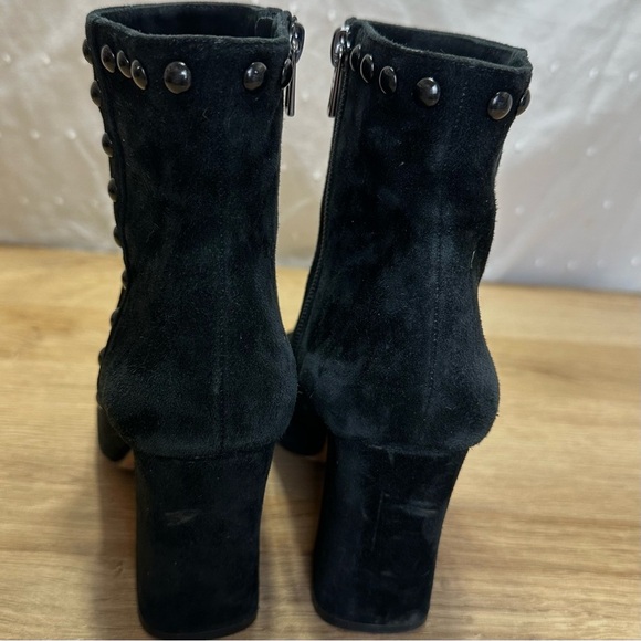 Coach Felicia Studded Bootie Black Suede - Picture 3 of 11